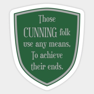 Cunning Badge Sticker